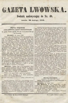 Gazeta Lwowska. 1853, nr 41