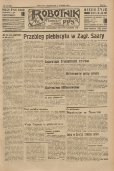 Robotnik : centralny organ P.P.S. R.40 [i.e.41], nr 15 (14 stycznia 1935) = nr 6094