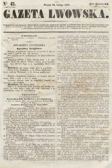 Gazeta Lwowska. 1853, nr 42