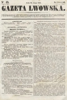 Gazeta Lwowska. 1853, nr 43