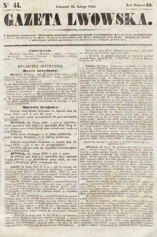 Gazeta Lwowska. 1853, nr 44