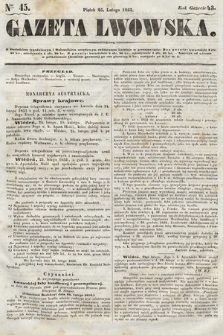Gazeta Lwowska. 1853, nr 45
