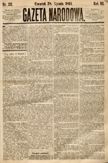 Gazeta Narodowa. 1864, nr 22