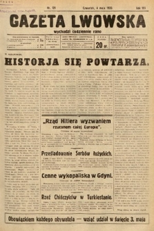 Gazeta Lwowska. 1933, nr 121