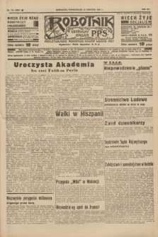 Robotnik : centralny organ P.P.S. R.41 [i.e.43], nr 113 (19 kwietnia 1937) = nr 6994