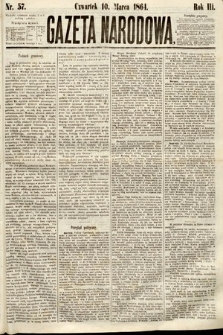 Gazeta Narodowa. 1864, nr 57