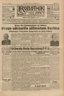 Robotnik : centralny organ P.P.S. R.45 [i.e.44], nr 272 (27 września 1938) = nr 7537