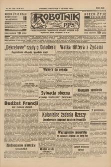 Robotnik : centralny organ P.P.S. R.45 [i.e.44], nr 324 (14 listopada 1938) = nr 7588