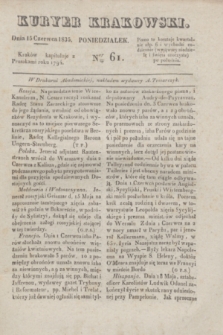 Kuryer Krakowski. 1835, Ner 61 (15 czerwca)