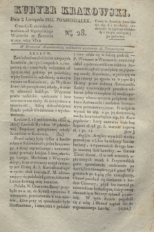 Kuryer Krakowski. 1835, Ner 28 (2 listopada)