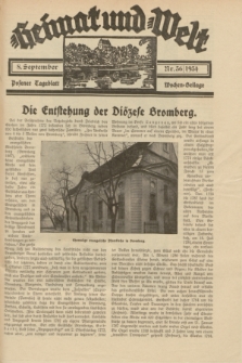 Heimat und Welt : Posener Tageblatt Wochen-Beilage. 1934, Nr. 36 (8 September)