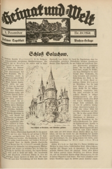 Heimat und Welt : Posener Tageblatt Wochen-Beilage. 1934, Nr. 48 (1 Dezember)