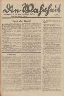 Die Wahrheit : Wochenschrift für den deutschen Aufbau : Beilage zum „Posener Tageblatt”. 1934, Folge 4 (26 Mai)
