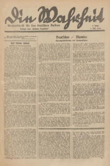 Die Wahrheit : Wochenschrift für den deutschen Aufbau : Beilage zum "Posener Tageblatt". 1934, Folge 9 (1 Juli)