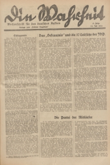 Die Wahrheit : Wochenschrift für den deutschen Aufbau : Beilage zum "Posener Tageblatt". 1934, Folge 11 (15 Juli)