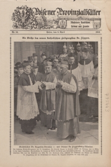 Posener Provinzialblätter : Illustrierte Rundschau in Heimat und Fremde. 1914, Nr. 14 (5 April)