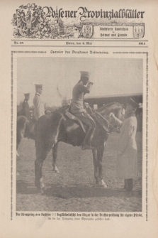 Posener Provinzialblätter : Illustrierte Rundschau in Heimat und Fremde. 1914, Nr. 18 (3 Mai)