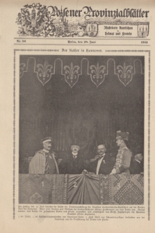 Posener Provinzialblätter : Illustrierte Rundschau in Heimat und Fremde. 1914, Nr. 26 (28 Juni)