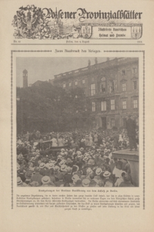 Posener Provinzialblätter : Illustrierte Rundschau in Heimat und Fremde. 1914, Nr. 32 (9 August)