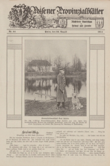 Posener Provinzialblätter : Illustrierte Rundschau in Heimat und Fremde. 1914, Nr. 34 (23 August)