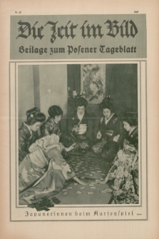 Die Zeit im Bild : Beilage zum Posener Tageblatt. 1927, Nr. 22 ([2 Dezember])