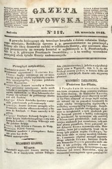 Gazeta Lwowska. 1843, nr 112