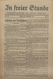 In Freier Stunde : Unterhaltungsbeilage zum „Posener Tageblatt”. 1927, Nr. 115 (8 November)