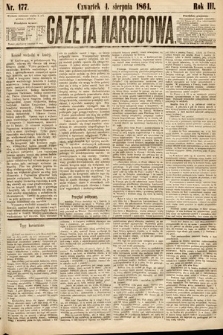 Gazeta Narodowa. 1864, nr 177