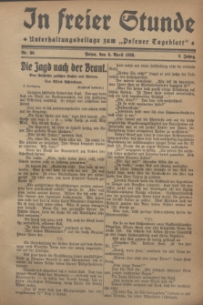 In Freier Stunde : Unterhaltungsbeilage zum „Posener Tageblatt”. Jg.2, Nr. 80 (5 April 1928)