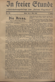 In Freier Stunde : Unterhaltungsbeilage zum „Posener Tageblatt”. Jg.2, Nr. 100 (1 Mai 1928)