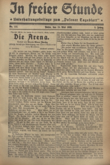 In Freier Stunde : Unterhaltungsbeilage zum „Posener Tageblatt”. Jg.2, Nr. 111 (15 Mai 1928)