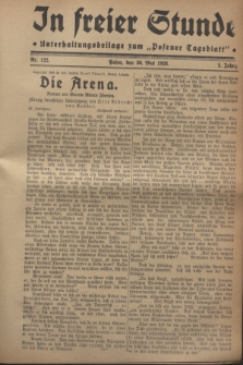 In Freier Stunde : Unterhaltungsbeilage zum „Posener Tageblatt”. Jg.2, Nr. 122 (30 Mai 1928)