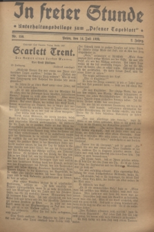 In Freier Stunde : Unterhaltungsbeilage zum „Posener Tageblatt”. Jg.2, Nr. 159 (14 Juli 1928)