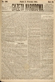 Gazeta Narodowa. 1864, nr 201