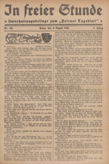 In Freier Stunde : Unterhaltungsbeilage zum „Posener Tageblatt”. Jg.3, Nr. 180 (8 August 1929)