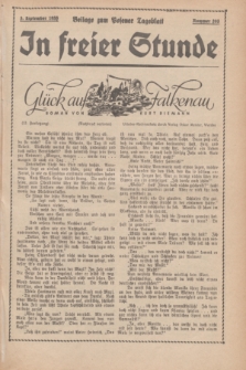 In Freier Stunde : Beilage zum „Posener Tageblatt”. 1935, Nr. 203 (5 September)