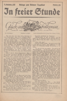 In Freier Stunde : Beilage zum „Posener Tageblatt”. 1935, Nr. 204 (6 September)