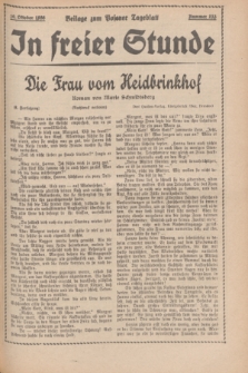 In Freier Stunde : Beilage zum „Posener Tageblatt”. 1935, Nr. 233 (10 Oktober)