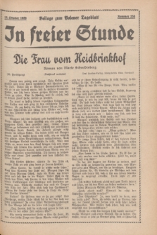 In Freier Stunde : Beilage zum „Posener Tageblatt”. 1935, Nr. 235 (12 Oktober)