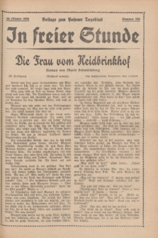 In Freier Stunde : Beilage zum „Posener Tageblatt”. 1935, Nr. 250 (30 Oktober)