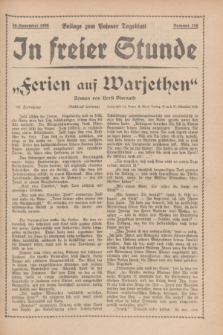 In Freier Stunde : Beilage zum „Posener Tageblatt”. 1935, Nr. 276 (30 November)