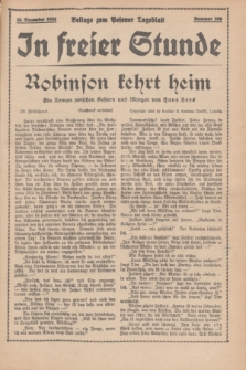 In Freier Stunde : Beilage zum „Posener Tageblatt”. 1935, Nr. 296 (25 Dezember)