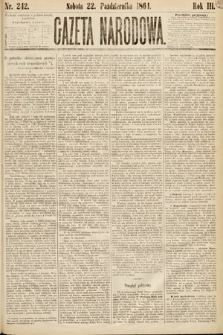 Gazeta Narodowa. 1864, nr 242