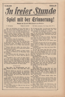 In Freier Stunde. 1939, Nr. 166 (22 Juli)