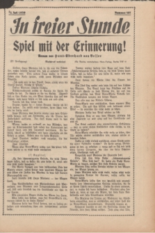 In Freier Stunde. 1939, Nr. 167 (23 Juli)
