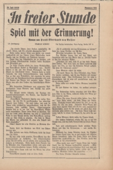 In Freier Stunde. 1939, Nr. 168 (25 Juli)