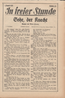 In Freier Stunde. 1939, Nr. 174 (1 August)