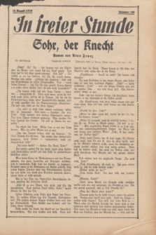 In Freier Stunde. 1939, Nr. 188 (18 August)