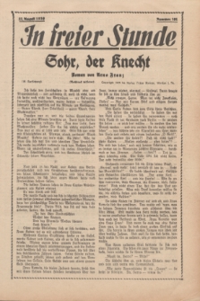 In Freier Stunde. 1939, Nr. 191 (22 August)