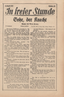 In Freier Stunde. 1939, Nr. 192 (23 August)